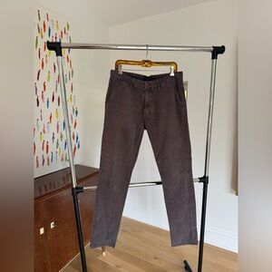 Grey Corduroy Chinos
